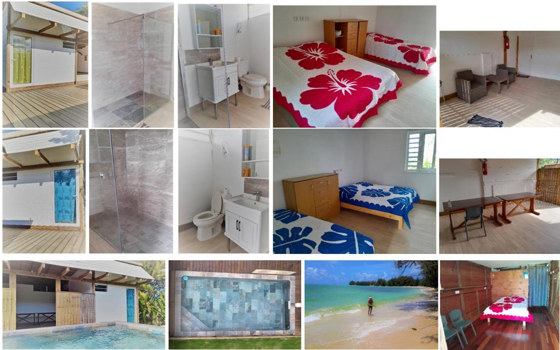 Mara'Ai Le Spot Tubuai Chambre Triple Taahueia Deluxe Sdb Privee Avec Piscine Mataura Экстерьер фото