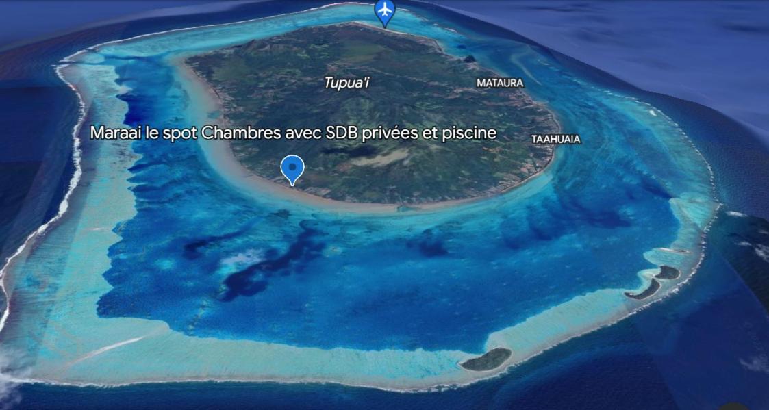 Mara'Ai Le Spot Tubuai Chambre Triple Taahueia Deluxe Sdb Privee Avec Piscine Mataura Экстерьер фото